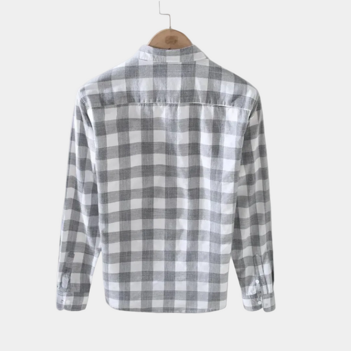 Men's Button-Up Striped Shirt - Elena Harper