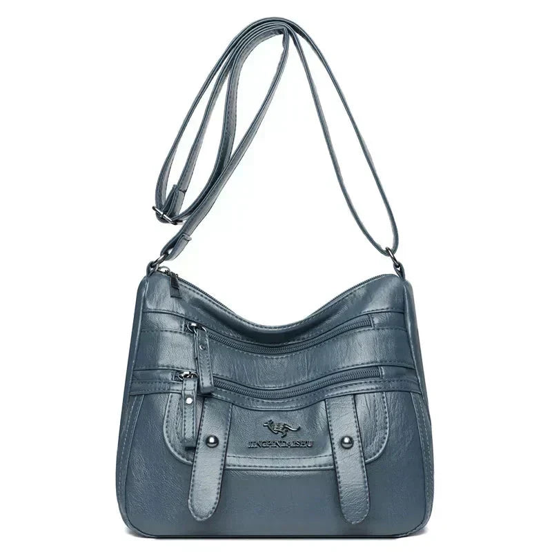 Wren | Stylish Retro Multi-Pocket PU Leather Bag