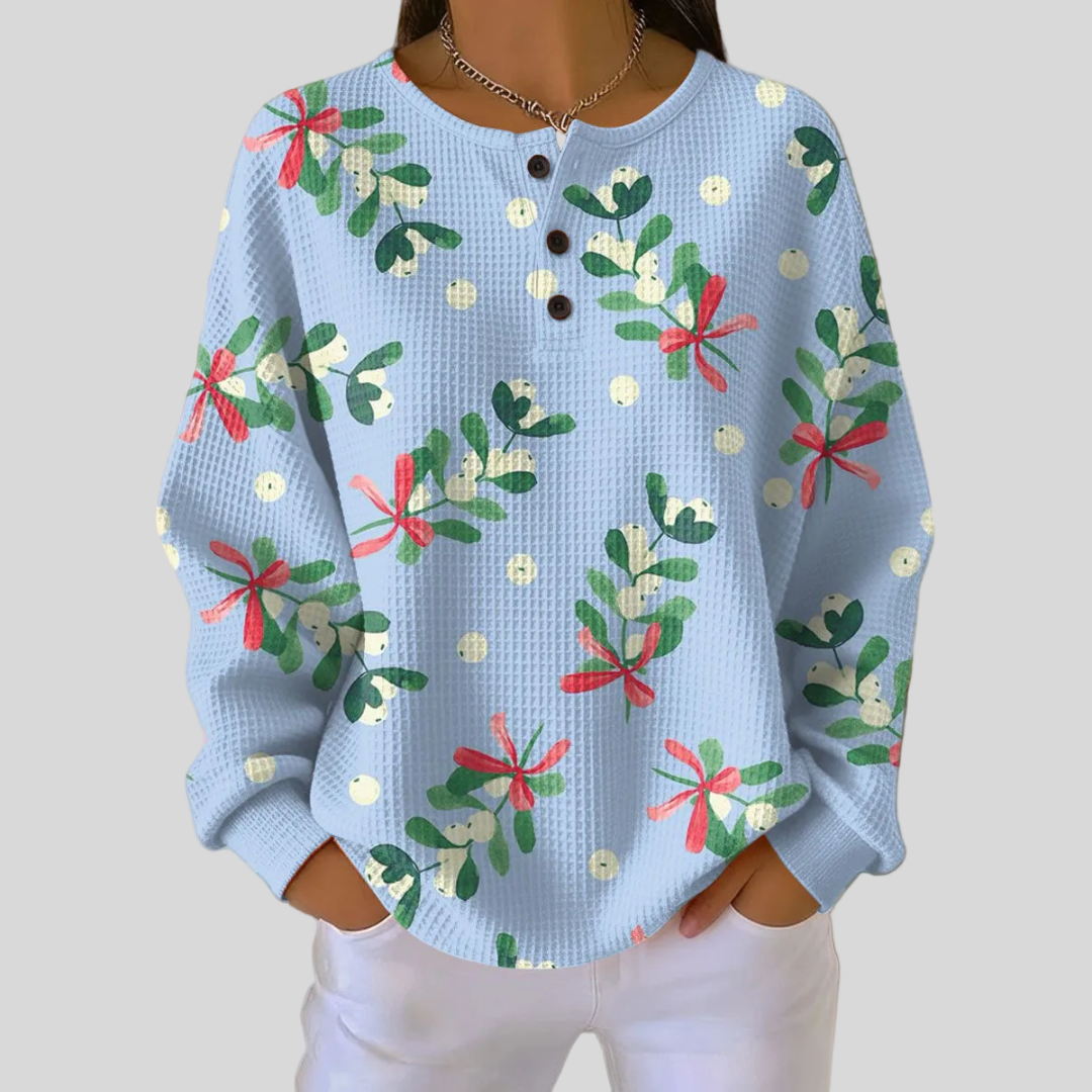 Christmas Print Sweatshirt
