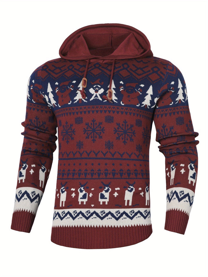 Christmas Reindeer Hooded Sweater