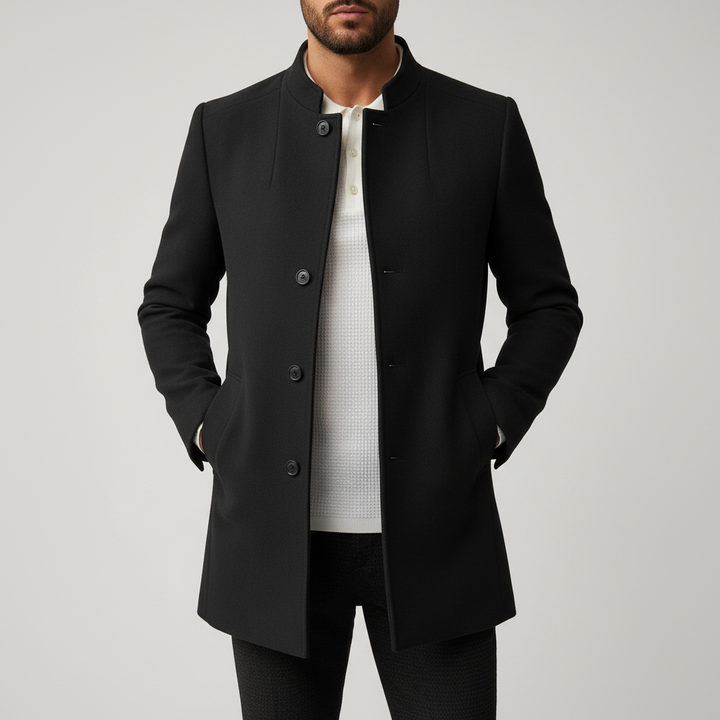 Classic Autumn Coat, view 5 - Elena Harper