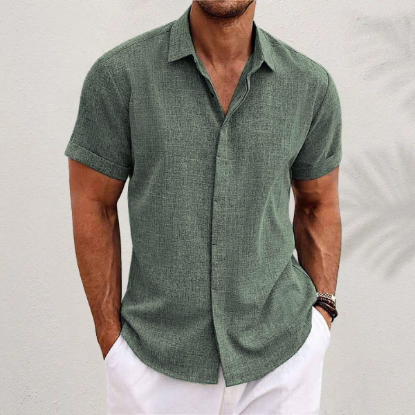 Classic Collared Button-Up Shirt