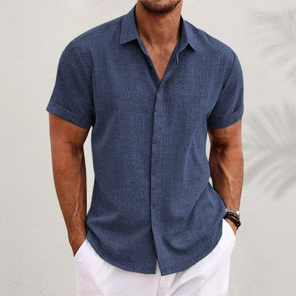 Classic Collared Button-Up Shirt