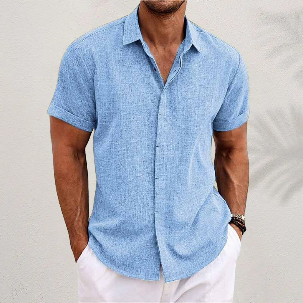 Classic Collared Button-Up Shirt