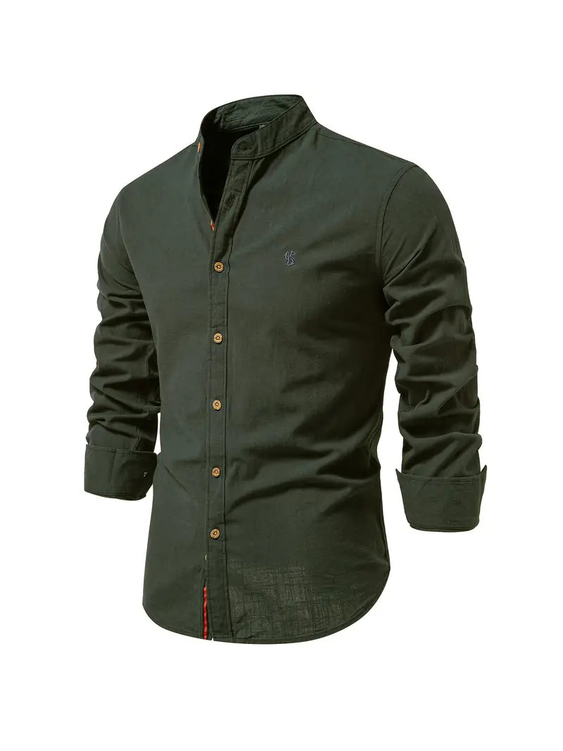 Men's Classic Button-Down Casual Shirt