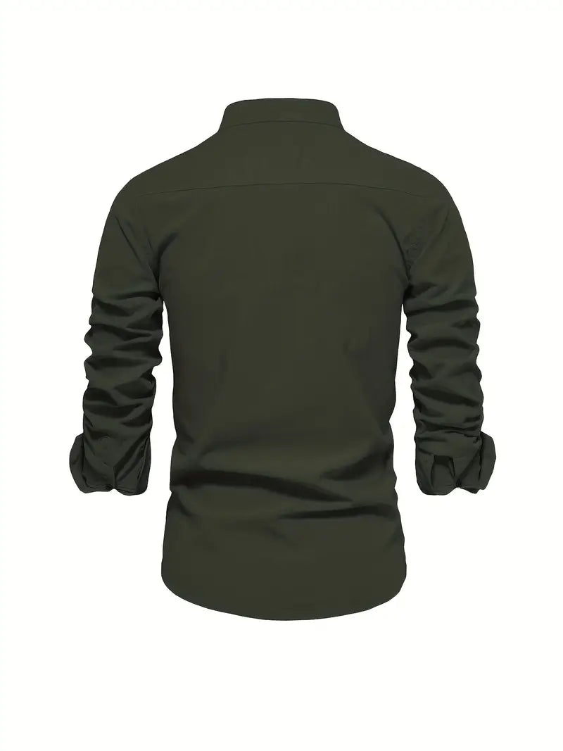 Men's Classic Button-Down Casual Shirt