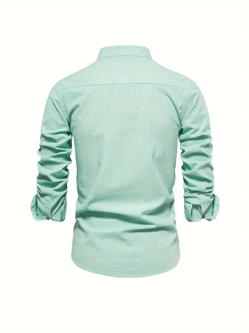 Men's Classic Button-Down Casual Shirt