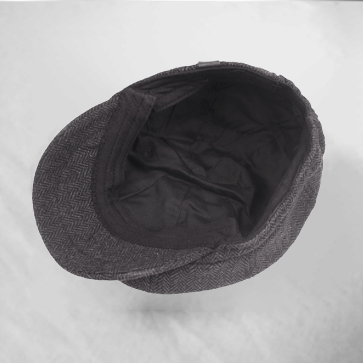 Classic Unisex Checked Newsboy Cap
