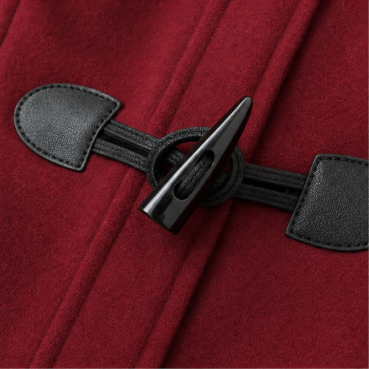 Coatelle Hooded Mid-Length Toggle Winter Coat - Elena Harper