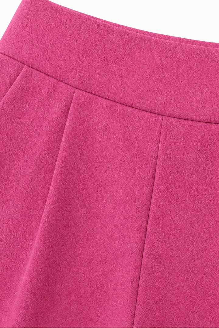 Draperie High-Waisted Pleated Wide-Leg Trousers - Elena Harper