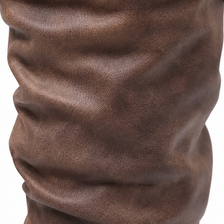 Bootara Slouchy Buckle Mid-Calf Boots - Elena Harper