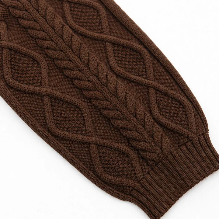 Cable & Co. Cable-Knit Sweater And Trouser Set - Elena Harper