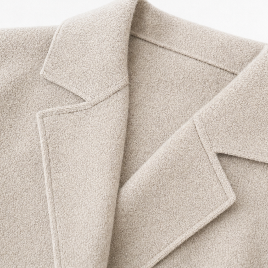 Draperie Open-Front Longline Wool-Look Coat - Elena Harper