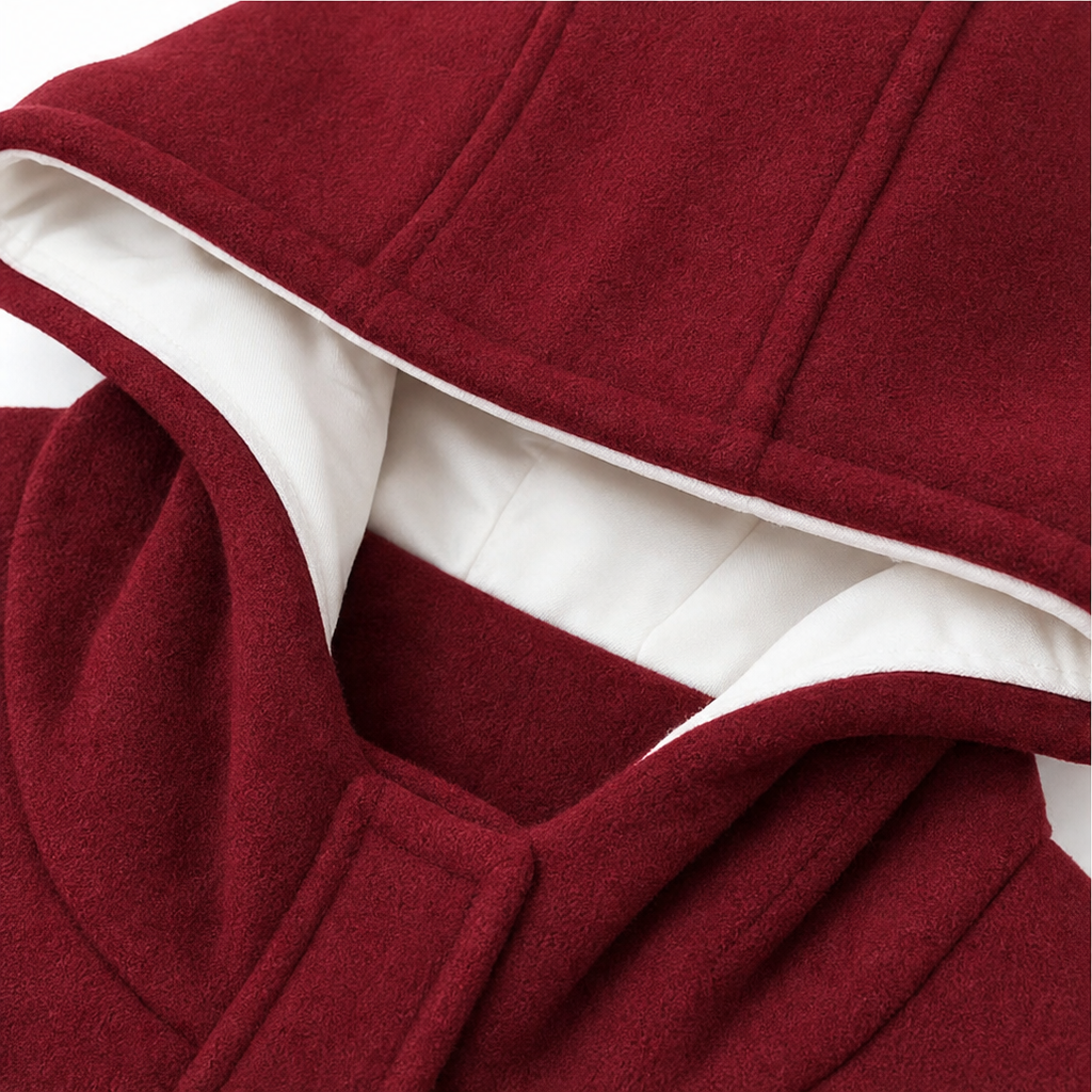 Coatelle Hooded Mid-Length Toggle Winter Coat - Elena Harper