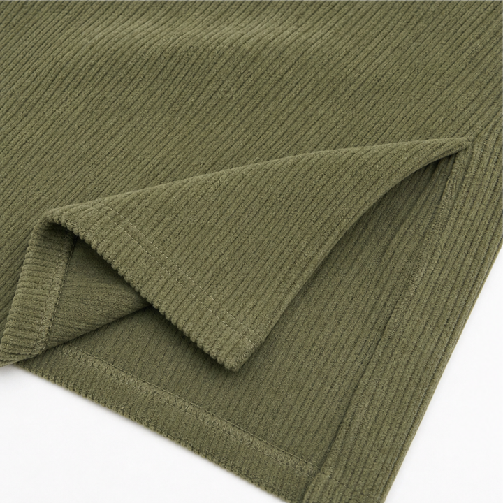 Corabelle Rib Open-Front V-Neck Cardigan - Elena Harper