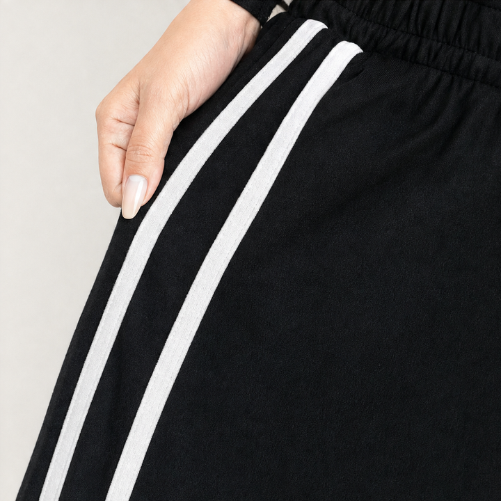 Doretta Wrap V-Neck Two-Piece Pants Set - Elena Harper