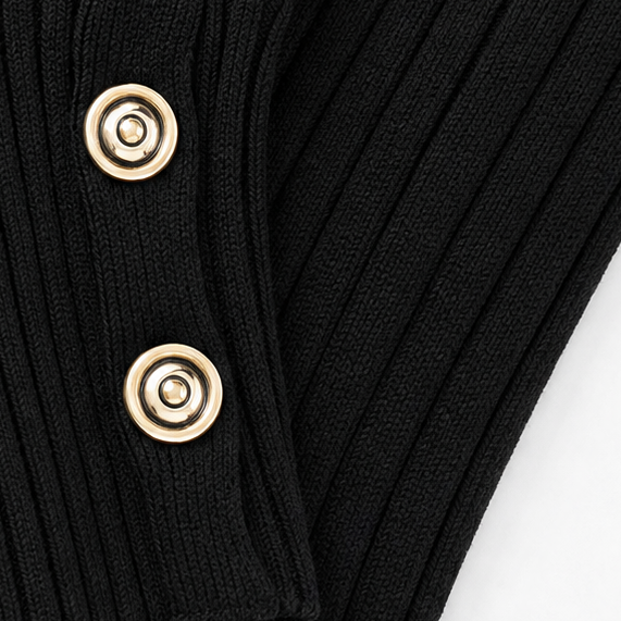 Bellavelle Ribbed Square-Neck Puff-Sleeve Top - Elena Harper