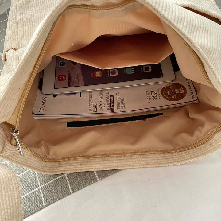 Corduroy Shoulder Bag