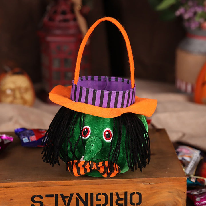 Halloween Candy Bag – Pumpkin & Witch