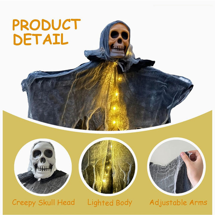 Halloween Hanging Ghost Skeleton Prop