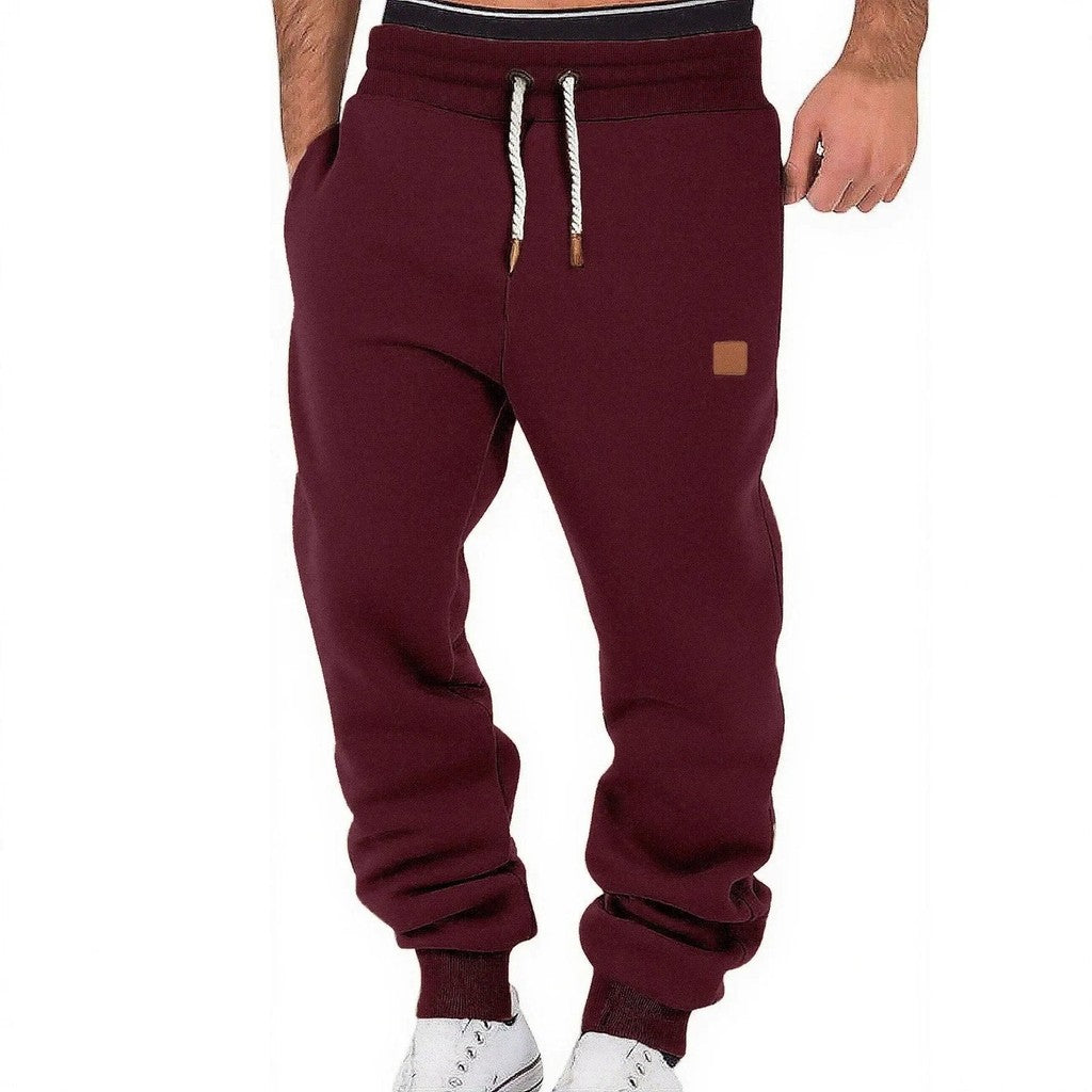 Relaxed Cotton-Blend Jogger Pants