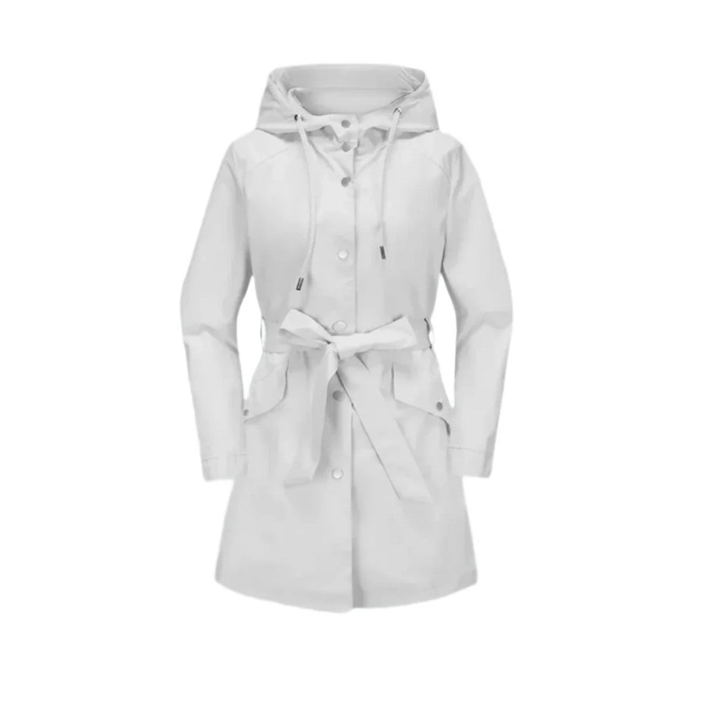 Belted Hooded Trench Coat