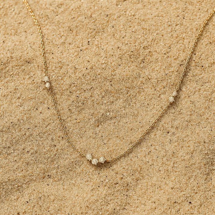 Grazia Necklace – 925 Silver and Sparkles of Light