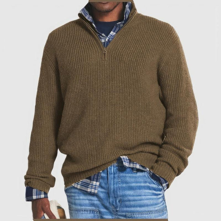 Arlen | Knitted Zip Sweater for Men