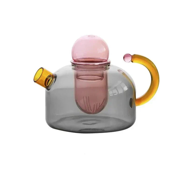 PrismBrew Elegant translucent kettle and mugs contrasting colors for stylish brewing, view 8 - Elena Harper