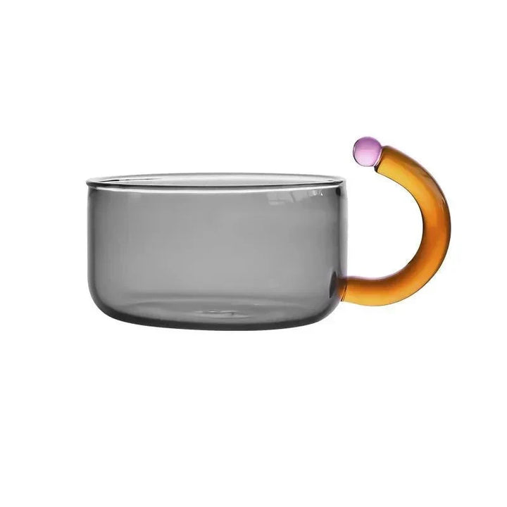 PrismBrew Elegant translucent kettle and mugs contrasting colors for stylish brewing - Elena Harper