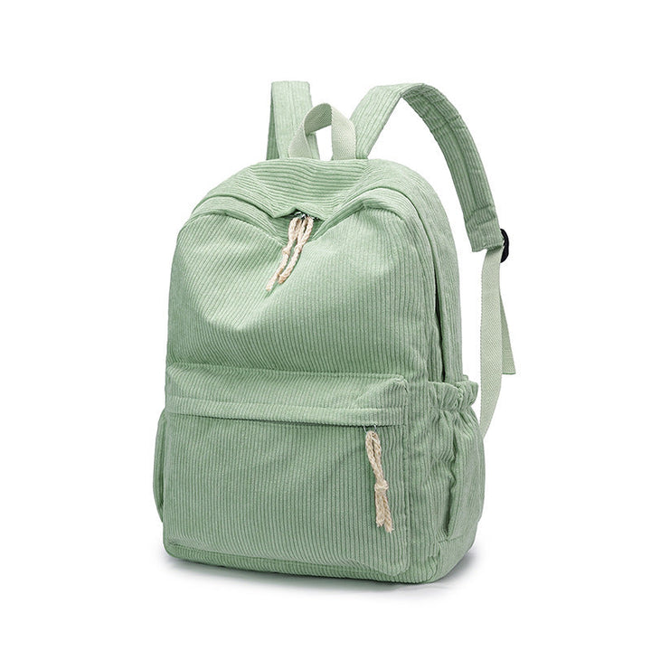 Corduroy Fabric Backpack
