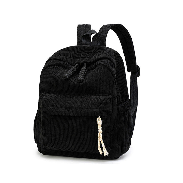 Corduroy Fabric Backpack