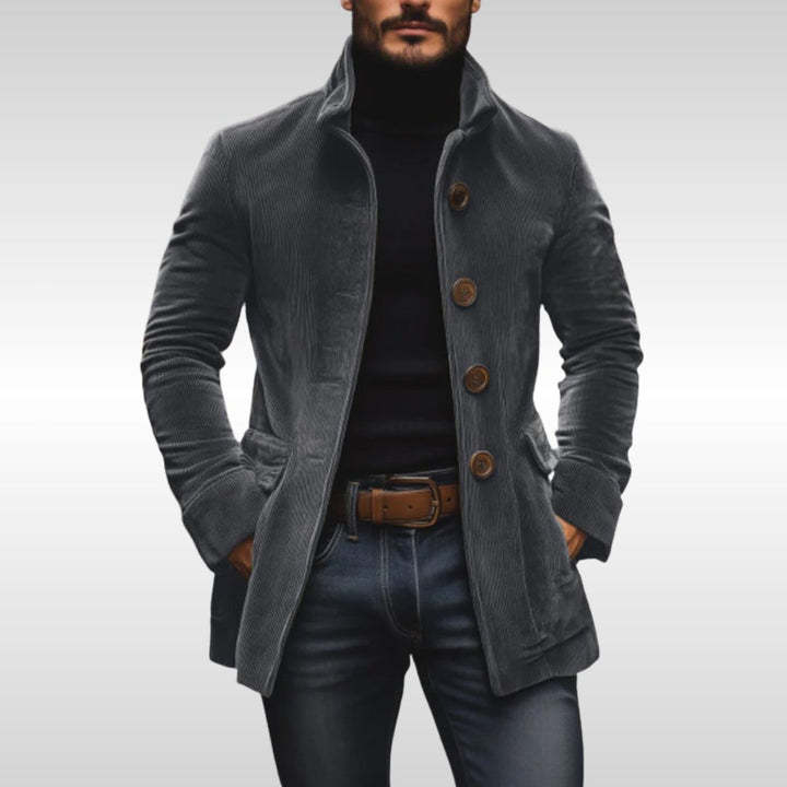Corduroy Slim Fit Jacket for Men
