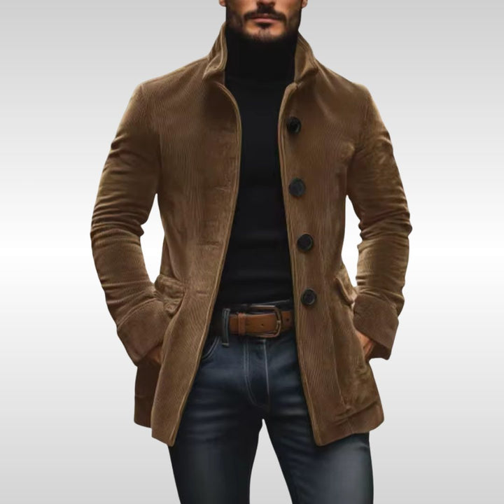 Corduroy Slim Fit Jacket for Men