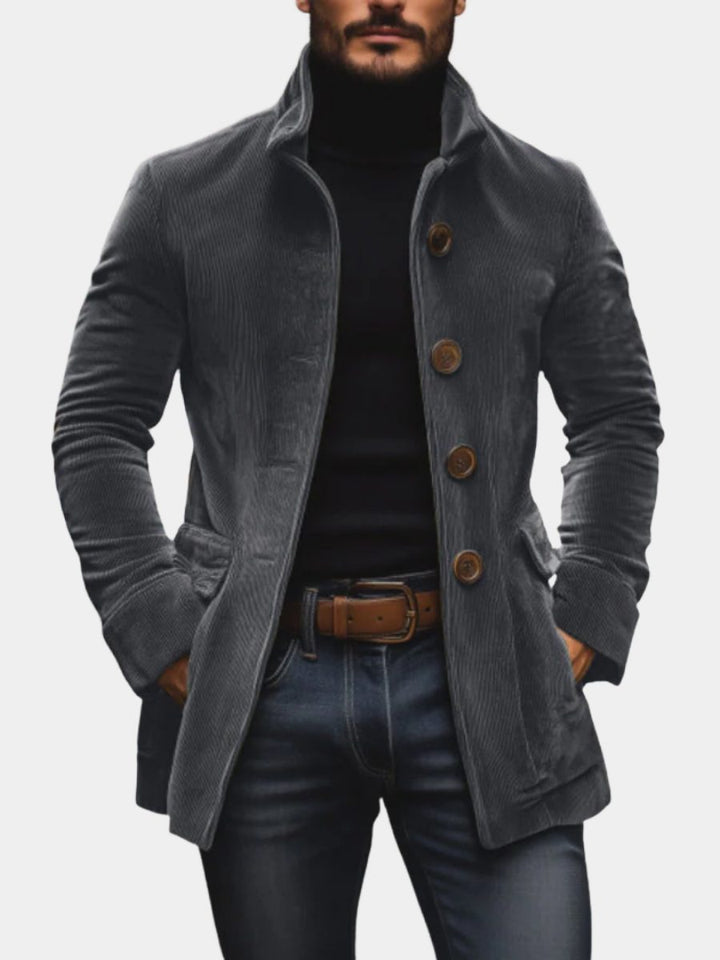 Corduroy Slim Fit Jacket for Men