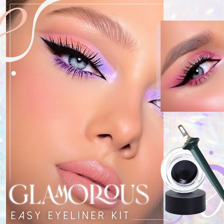 Glamorous Finish | Easy Eyeliner Kit for Perfect Lines