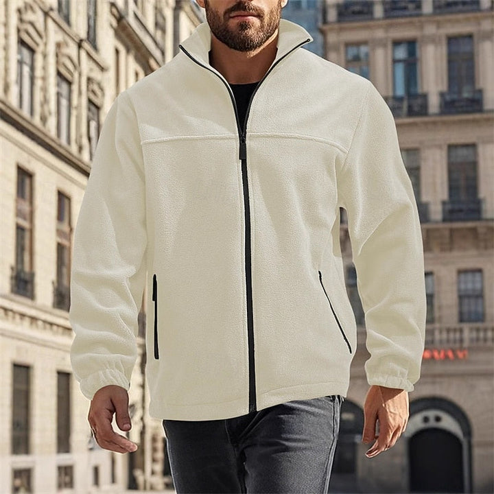 Fletcher Stand-Collar Full-Zip Jacket, view 7 - Elena Harper