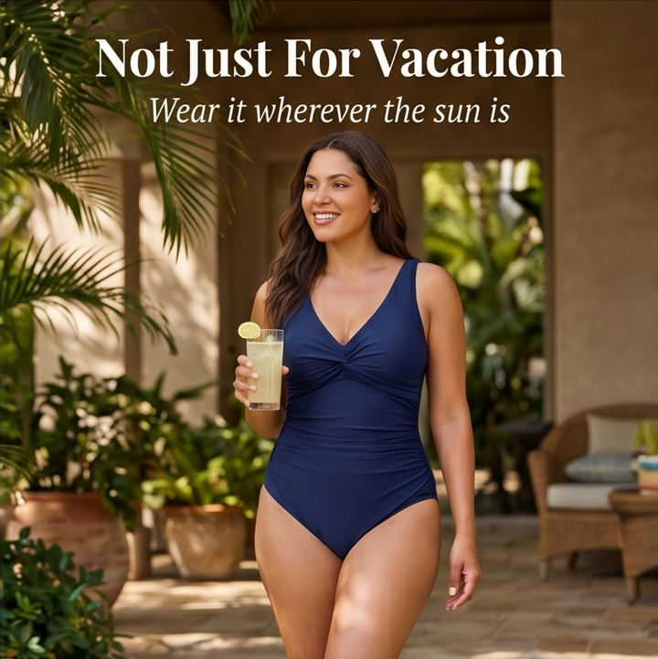 Curvalia Tummy Control One Piece Swimsuit - Elena Harper