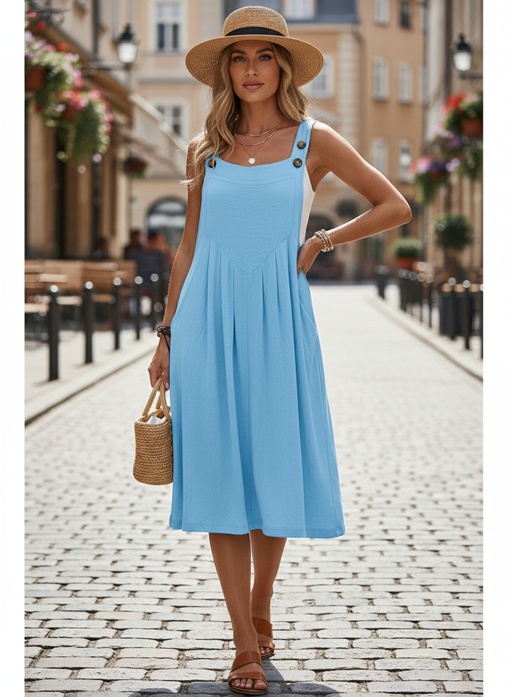 Lediafe | Sleeveless Wide-Leg Jumpsuit for Airy Summer Days