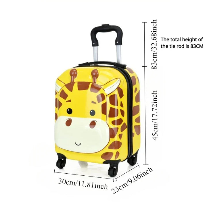 Kids' Animal Hard Shell Carry-On Suitcase for Happy Travels