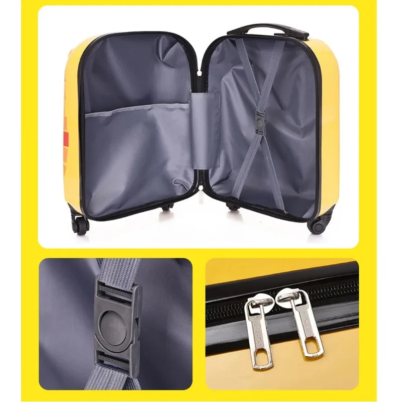 Kids' Animal Hard Shell Carry-On Suitcase for Happy Travels