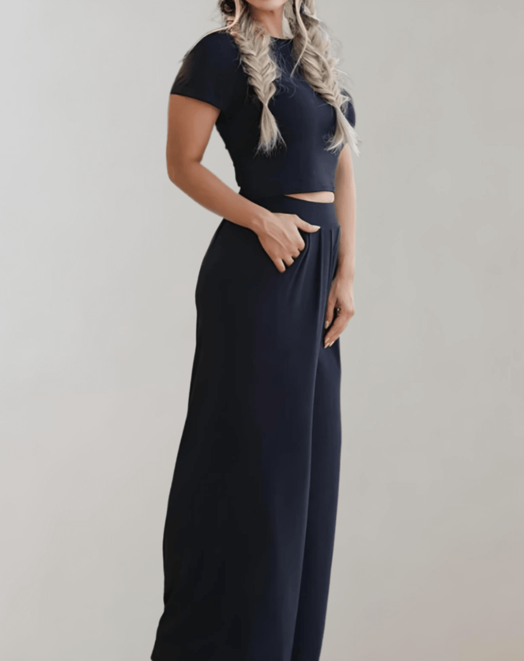Women's Two-Piece Blazer & Mini Skirt Co-ord Set, view 2 - Elena Harper