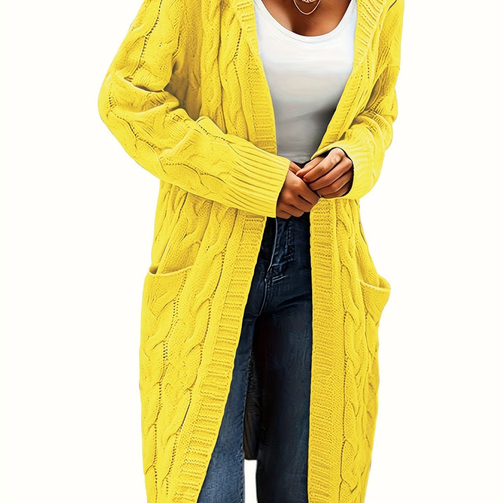 Hélène - Elegant Open Twisted Cardigan