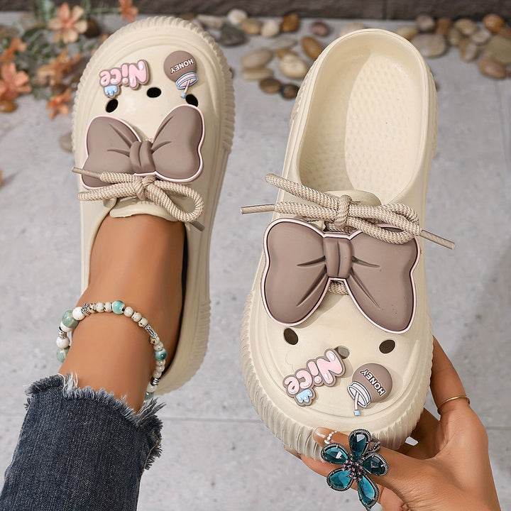 Clogs with Bow Accent Lily EB