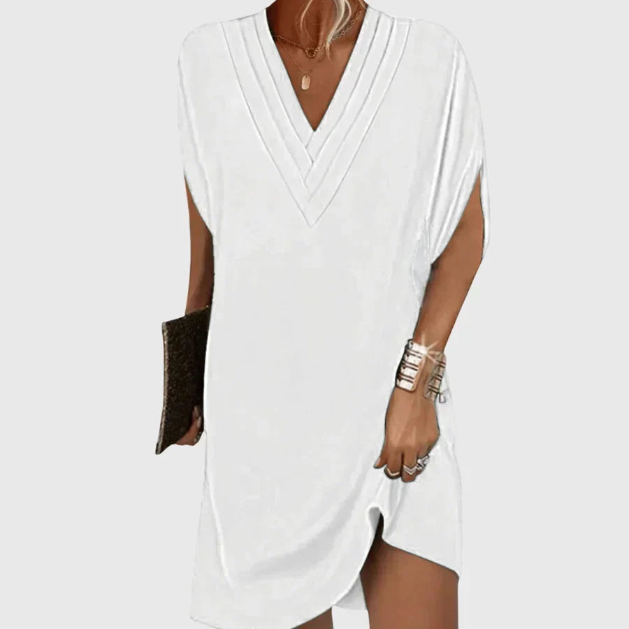 Anita Elegant Tummy-Hiding Dress - Elena Harper