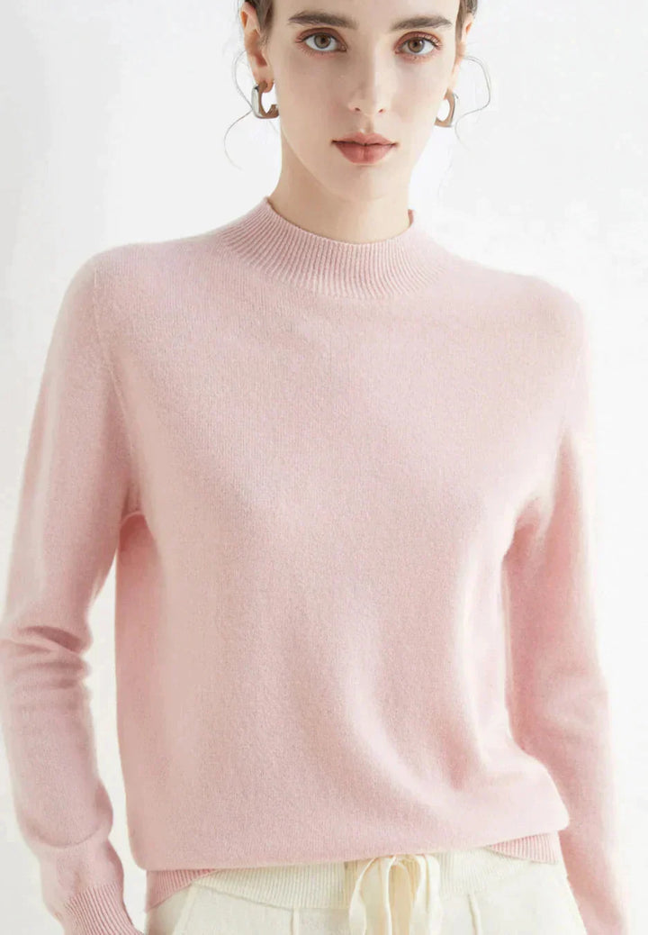 Clara Soft and Elegant Women's Cashmere Sweater, view 4 - Elena Harper