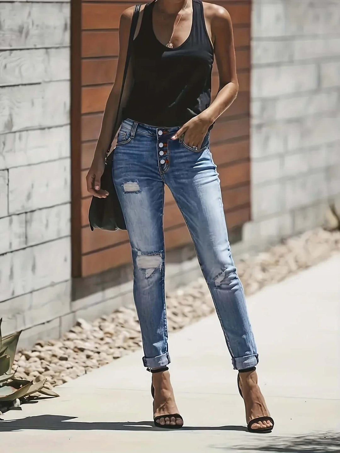 Women's Relaxed Fit Stretch Jeans