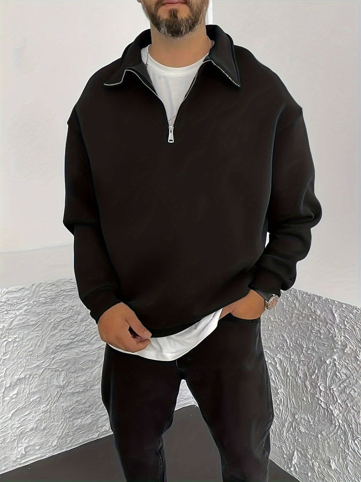 Maxim | Premium Half-Zip Sweatshirt for Comfortable Warmth