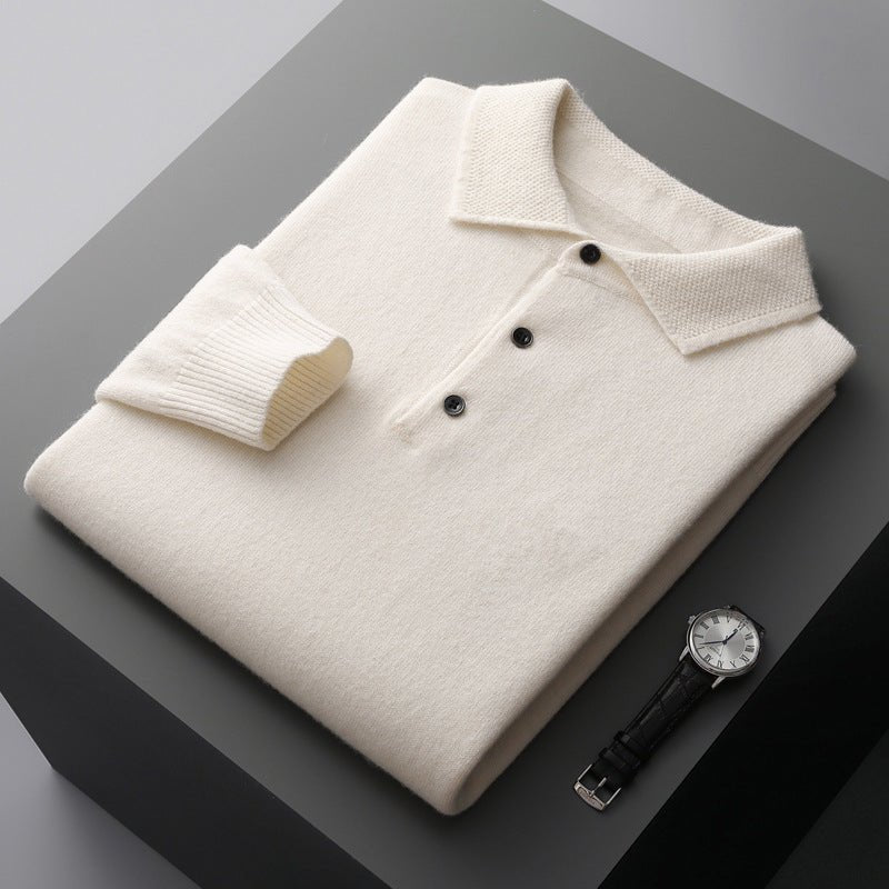 Kevin | Luxurious and Versatile Men's Cashmere Polo Shirt