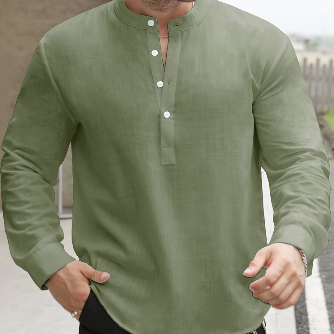 LAURENT MONACO | BOAT NECK SHIRT FOR MEN